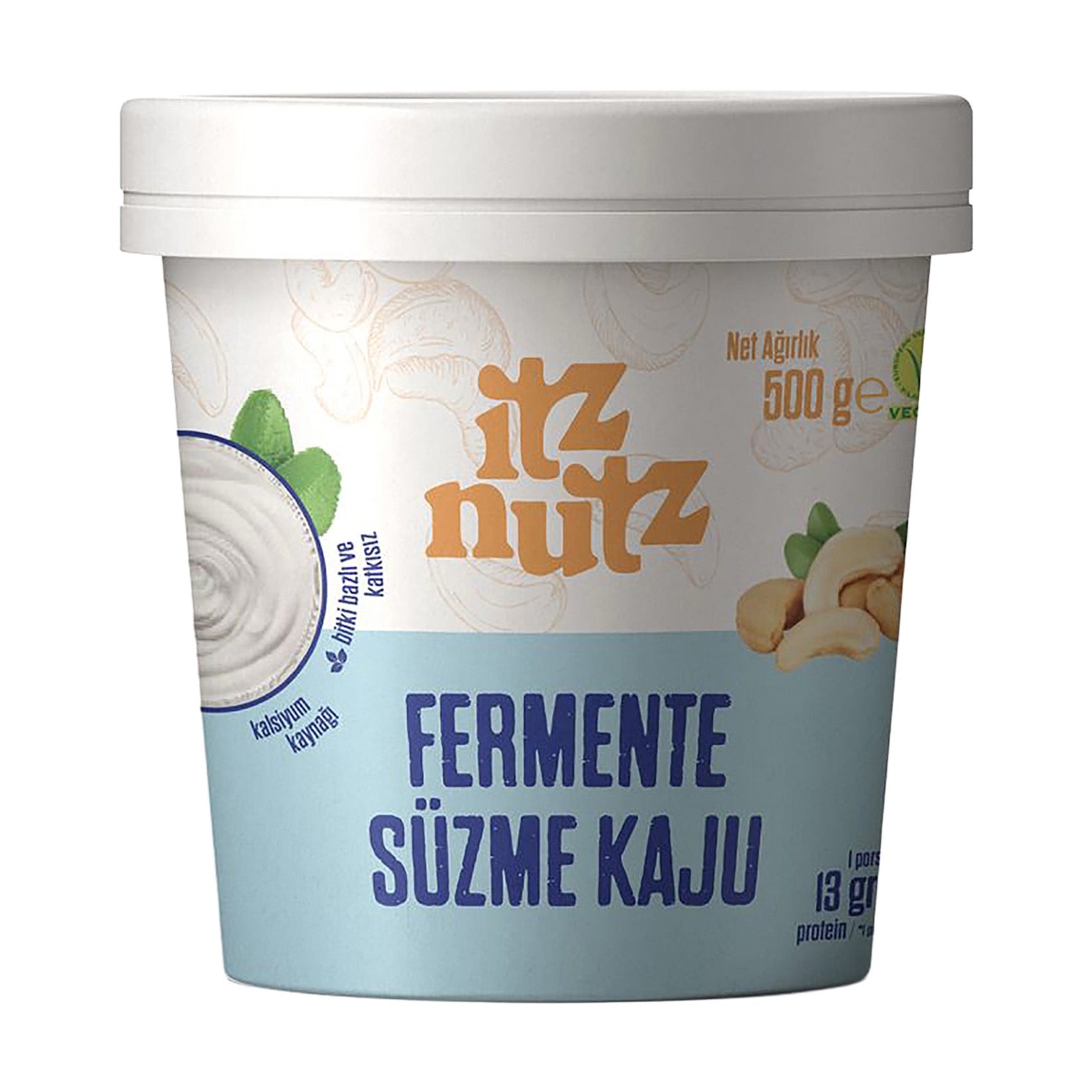 ITZ NUTZ Fermente Süzme Kaju (Kaju Yoğurt) 500 ml