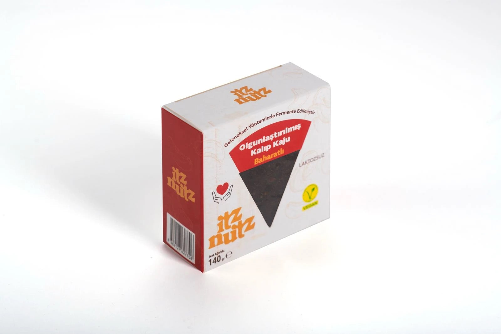 ITZ NUTZ Baharatlı Sert Kaju Peyniri 140 g (Peynir gibi)