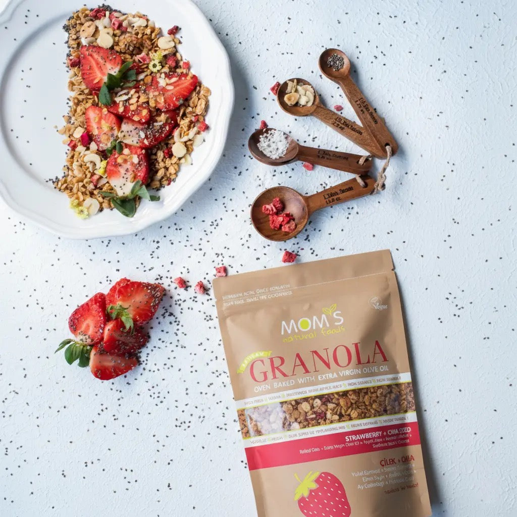 MOM'S Granola 280 g Çilek ve Chia
