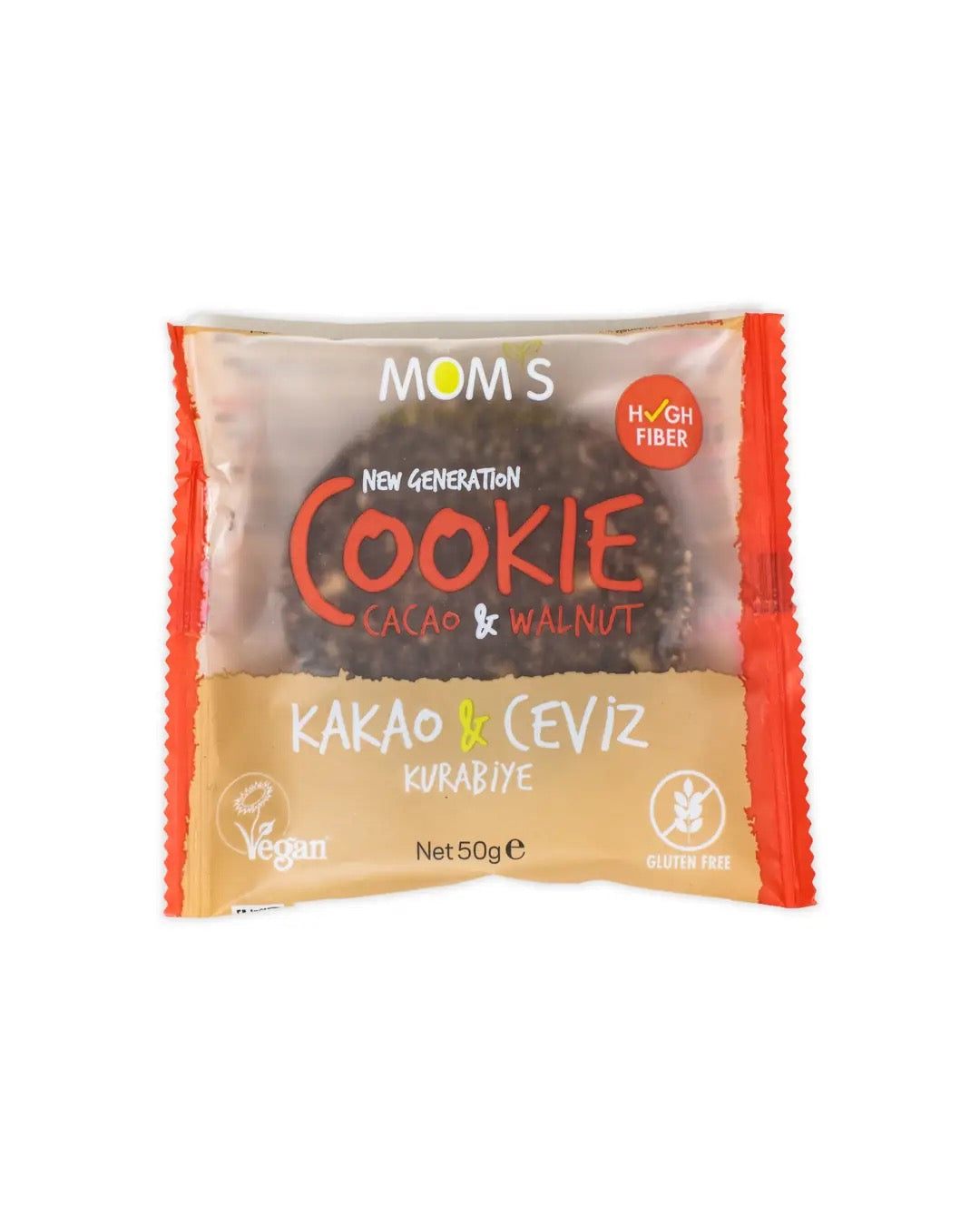 MOM'S Glutensiz Cookie Kakao Ceviz 50 g