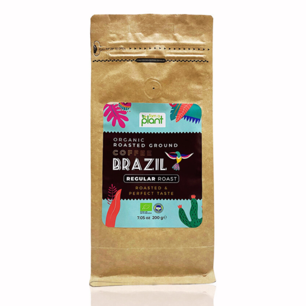 I’M A PLANT Organik Öğütülmüş Filtre Kahve Brezilya Medium 200 g