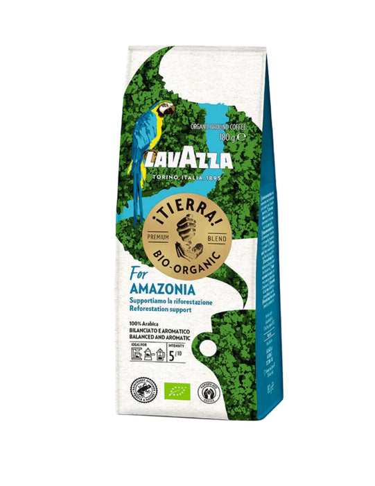 LAVAZZA Organik Tierra Amazon Öğütülmüş Kahve 180 g