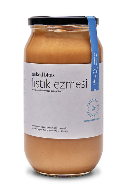 NAKED BITES Fıstık Ezmesi 1000 g Parça Fıstıklı