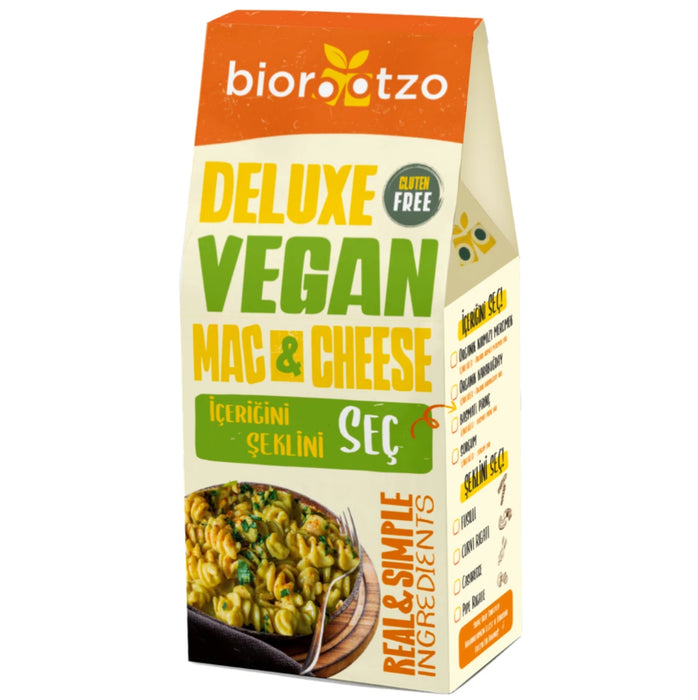 BIOROOTZO Deluxe Vegan Mac & Cheese Glutensiz 100 g