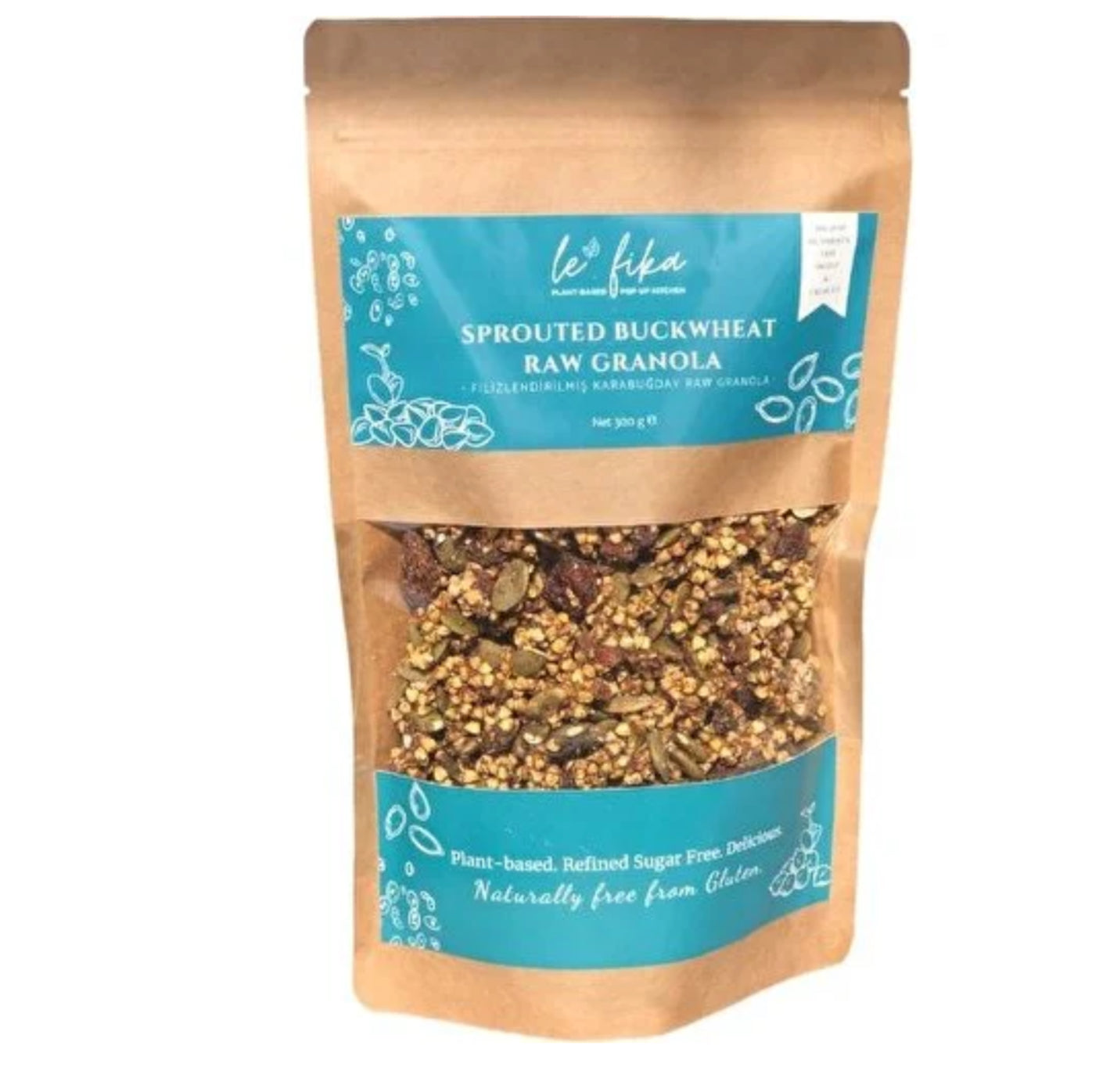 LE FIKA Filizlendirilmiş Karabuğday Raw Granola  300 g