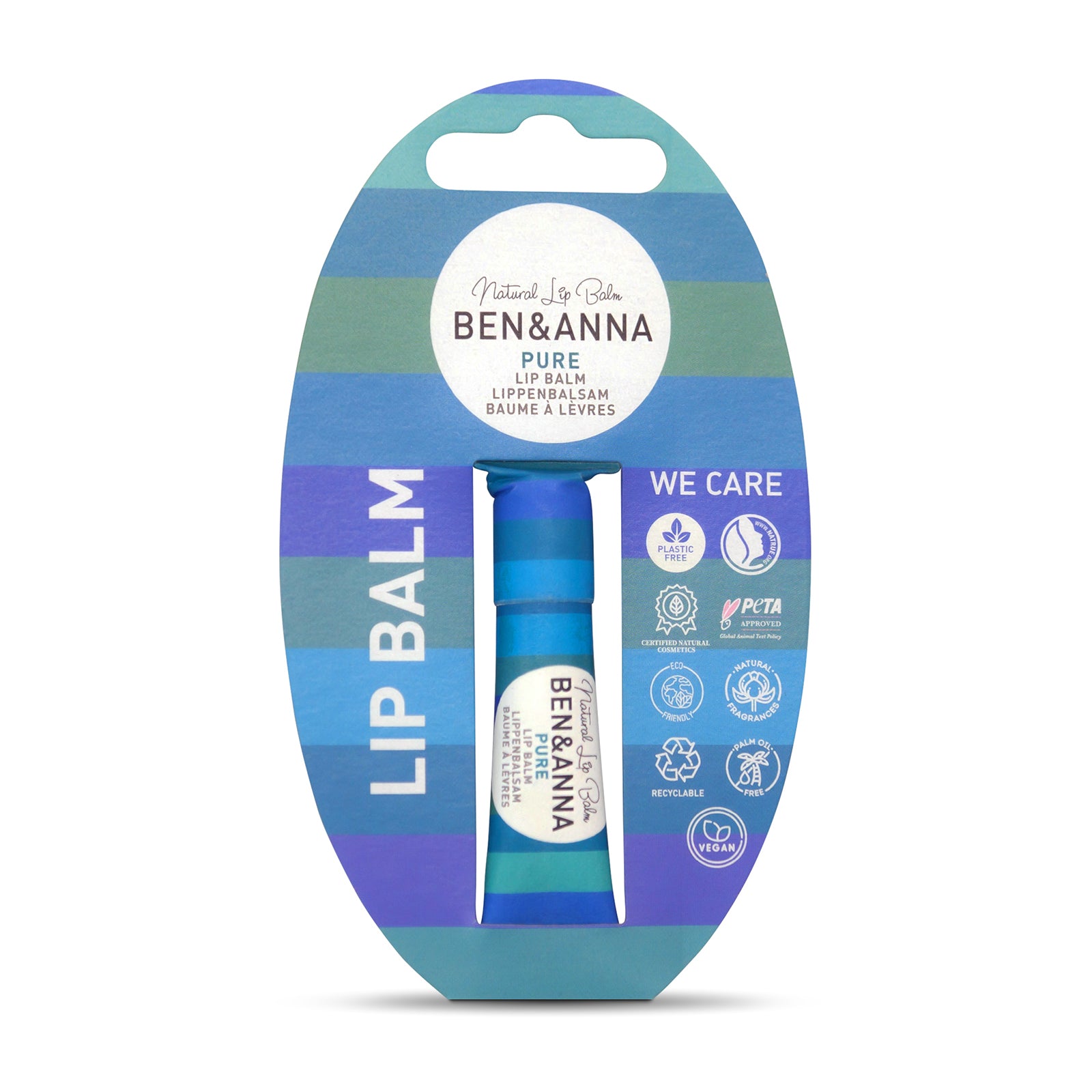 BEN&ANNA Natural Lip Balm Pure 6 g