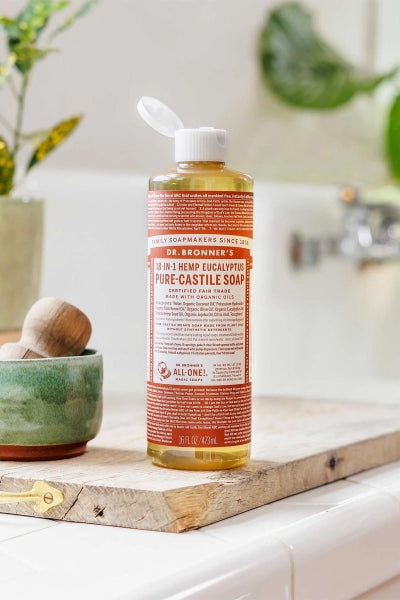 DR BRONNER’S Çok Amaçlı Sıvı Sabun Okaliptüs Kokulu 473 ml