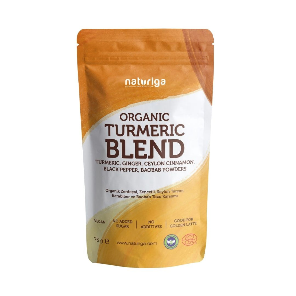 NATURIGA Organik Zerdeçallı Karışım (Altın Süt Karışımı) 75 g