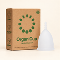 AllMatters OrganiCup Model A regl kabı ve karton kutusu