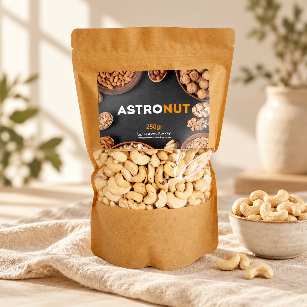 ASTRONUT Çiğ Kaju 250 g İri Taneli – sunum önerisi
