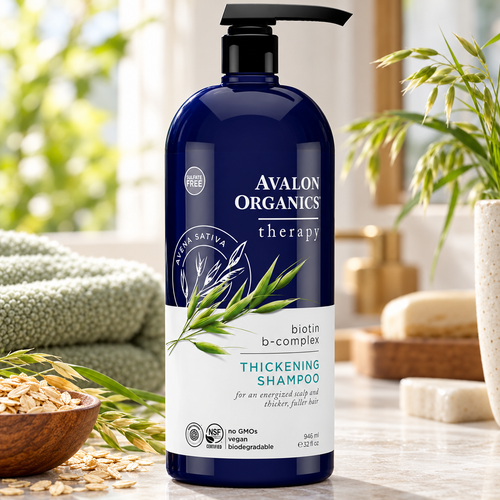 Avalon Organics Biotin B Complex Şampuan 946 ml – sunum önerisi