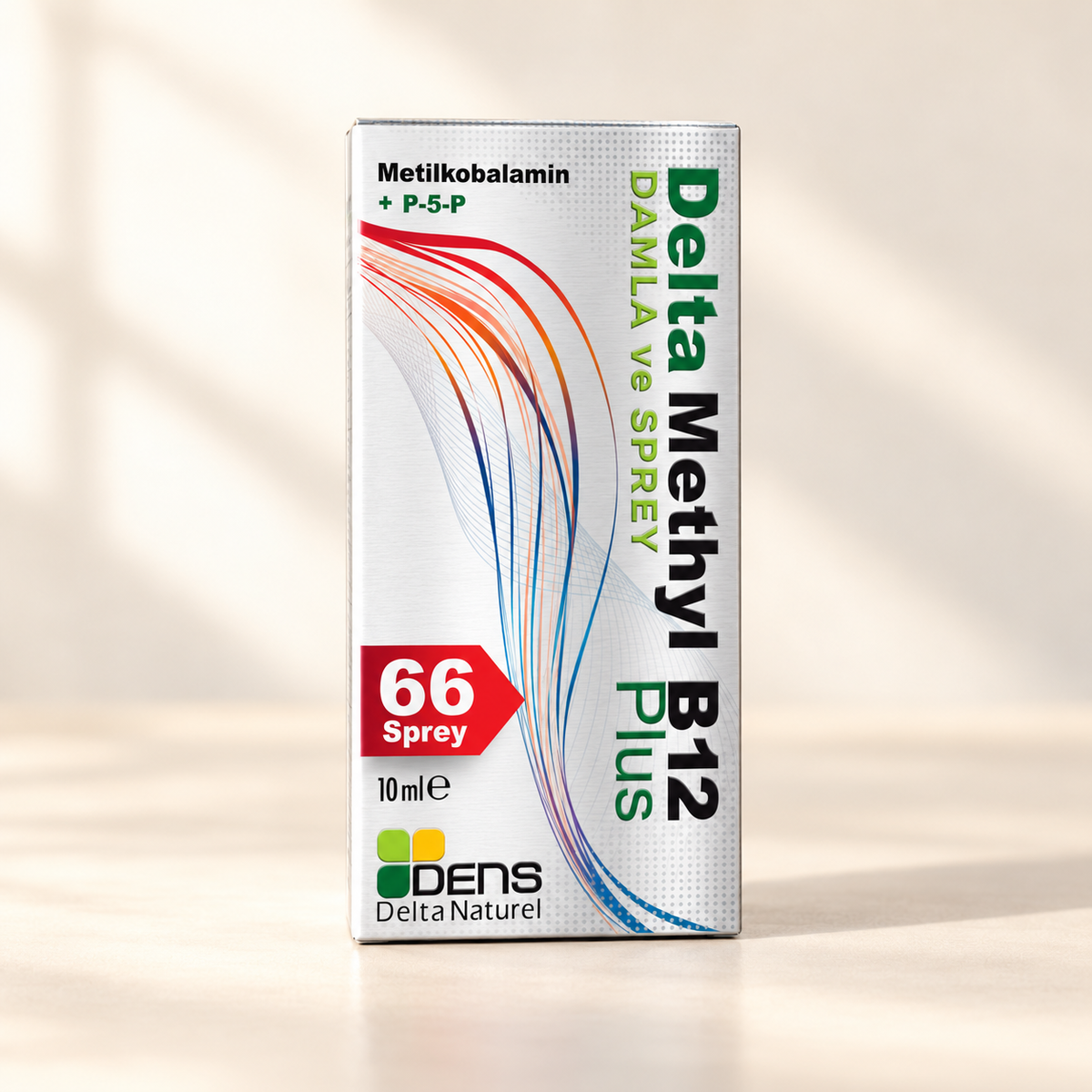 DELTA NATUREL Methyl B12 Plus Spray Methylcobalamin 10 ml – stüdyo çekimi