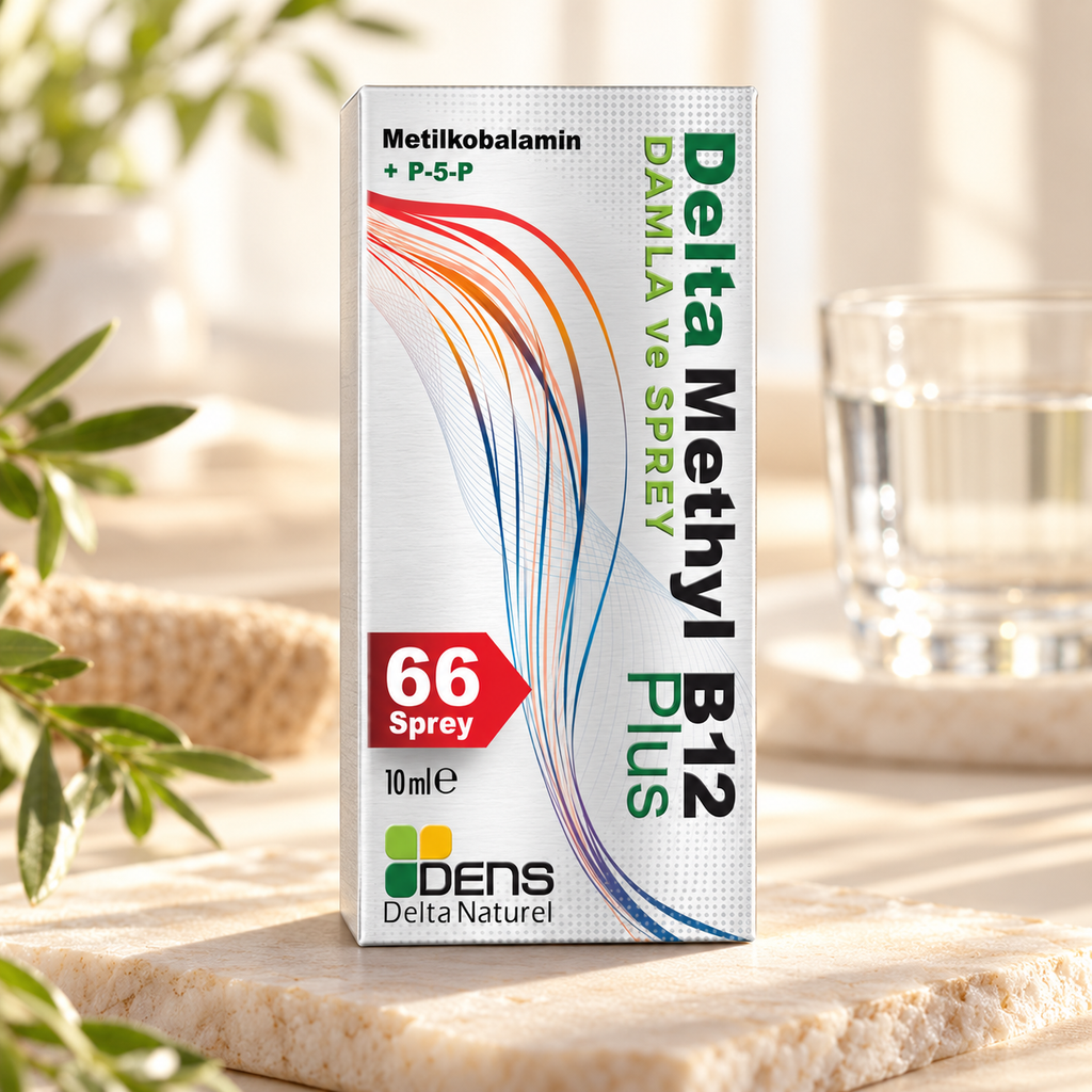 DELTA NATUREL Methyl B12 Plus Spray Methylcobalamin 10 ml – sunum önerisi
