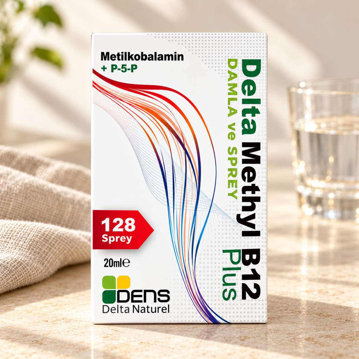 DELTA NATUREL Methyl B12 Plus Spray Methylcobalamin 20 ml – sunum önerisi