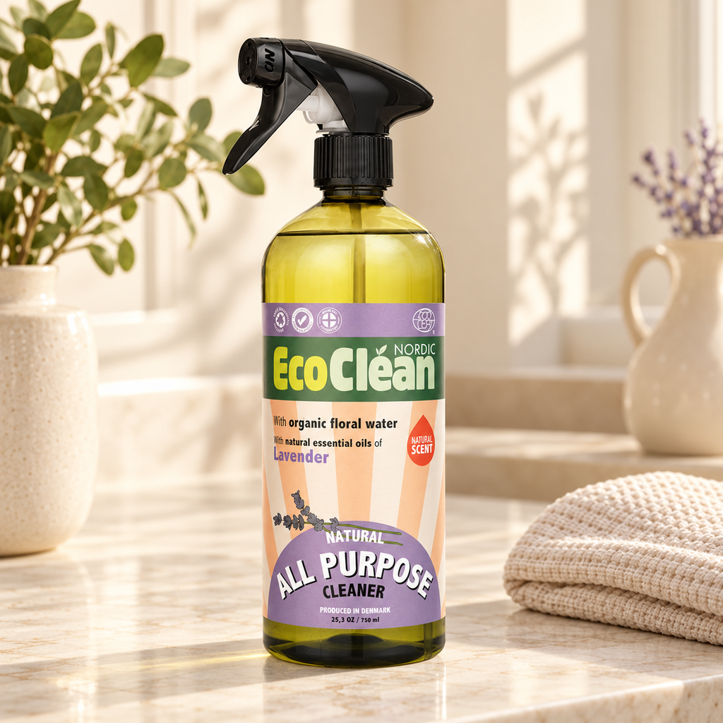 ECO CLEAN NORDIC Çok Amaçlı Temizleyici 750 ml Lavanta Özlü – sunum önerisi