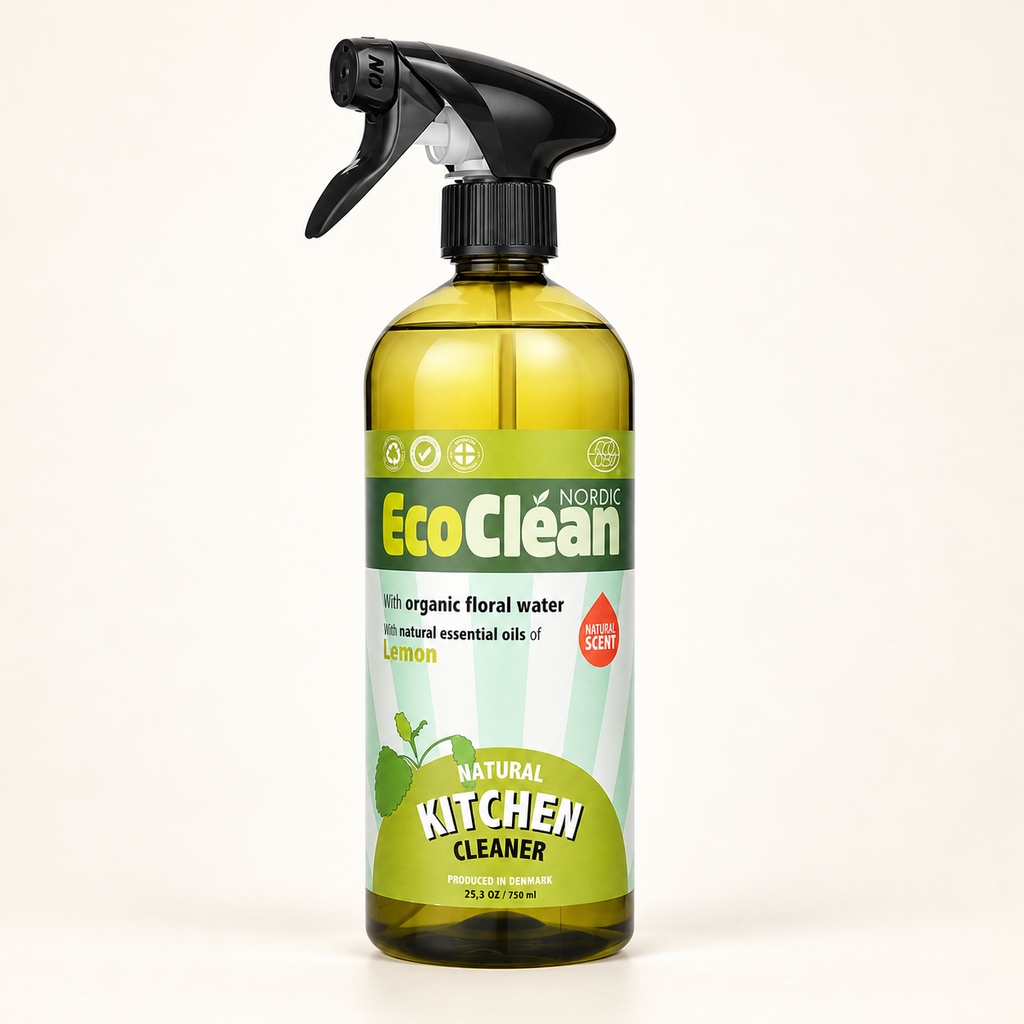 ECO CLEAN NORDIC Mutfak Temizleyici 750 ml Limon – stüdyo çekimi