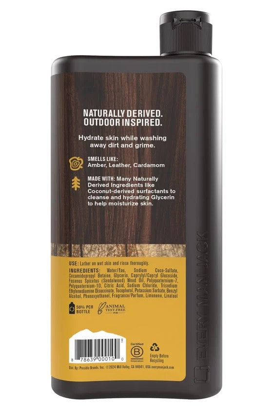 EVERY MAN JACK Sandalwood Nemlendirici Duş Jeli 500 ml