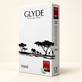 GLYDE Vegan Prezervatif Maxi – stüdyo çekimi