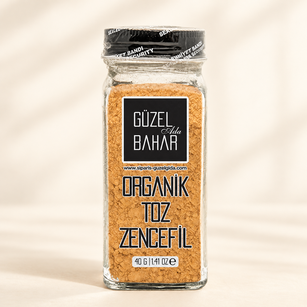 GÜZEL BAHAR Organik Toz Zencefil 40 g – stüdyo çekimi