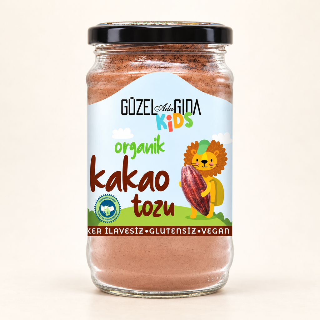 GÜZEL GIDA Organik Kakao Tozu 150 g – stüdyo çekimi