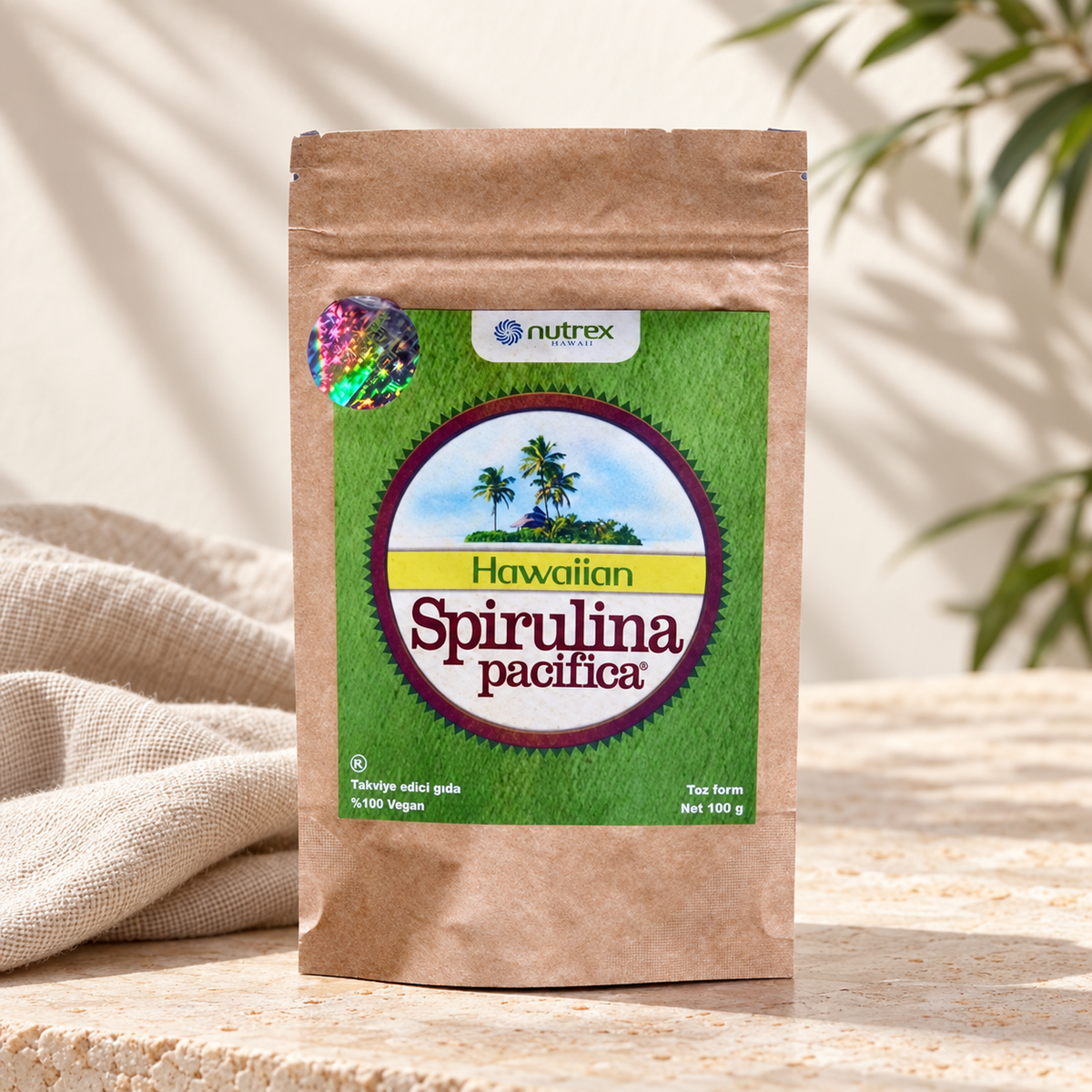 HAWAIIAN Spirulina Pacifica Toz 100 g – sunum önerisi