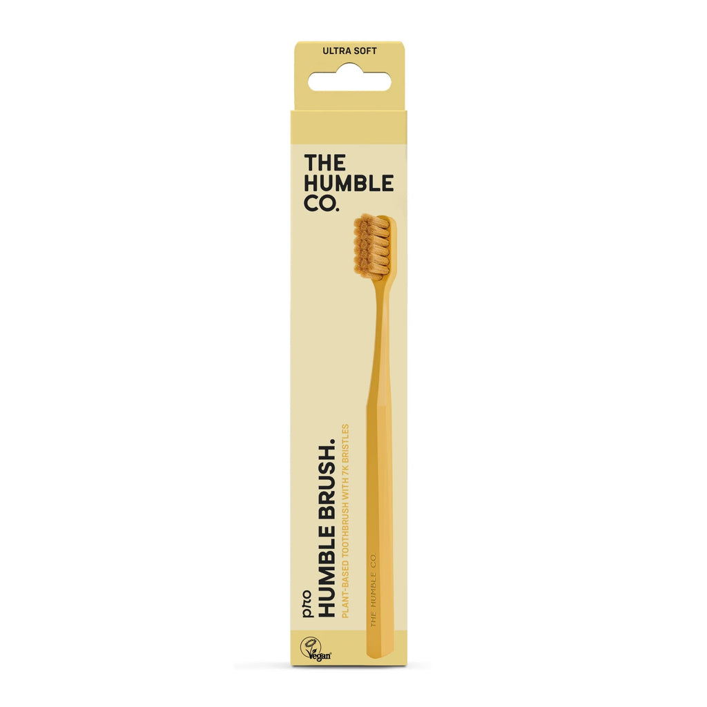 HUMBLE BRUSH Adult Soft 7000 kıl içeren Bitki Bazlı Diş Fırçası Sarı