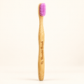 HUMBLE BRUSH Bambu Yetişkin Diş Fırçası Soft-Yumuşak LİLA – stüdyo çekimi