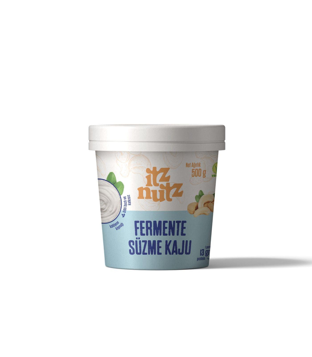 ITZ NUTZ Fermente Süzme Kaju (Kaju Yoğurt) 500 ml
