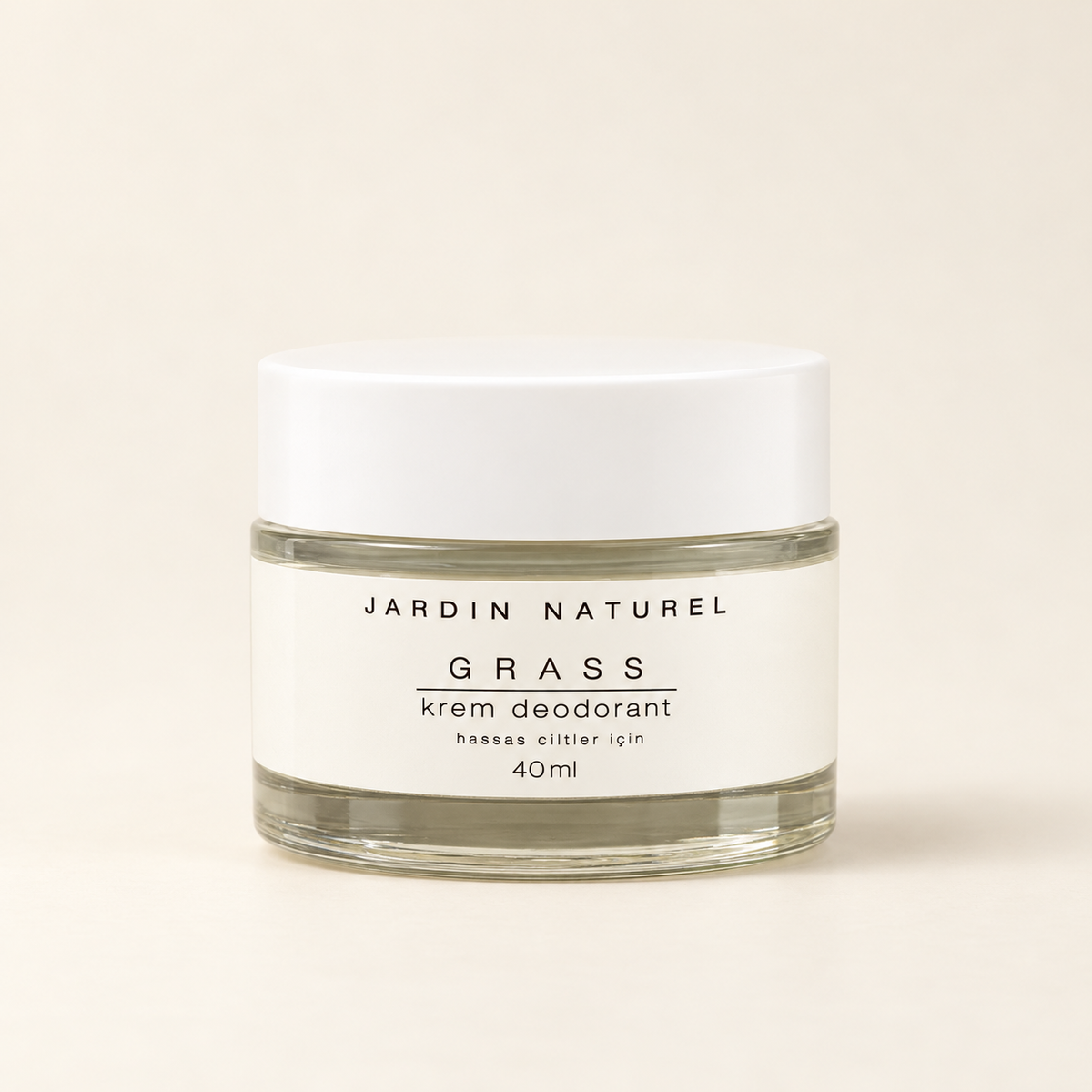 JARDIN NATUREL Grass Krem Deodorant Karbonatlı 40 ml – stüdyo çekimi