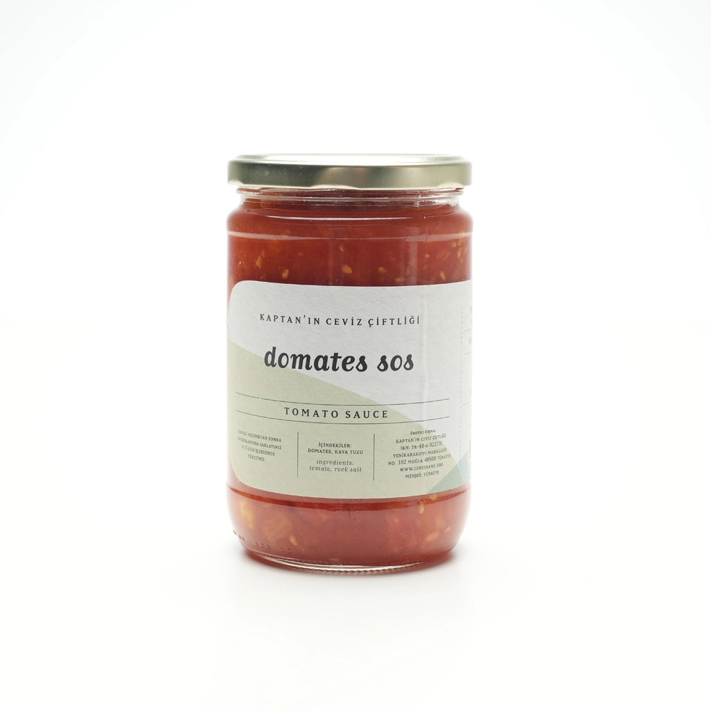 KAPTAN'IN CEVİZ ÇİFTLİĞİ Yerli Tarla Domates Sos 650 g