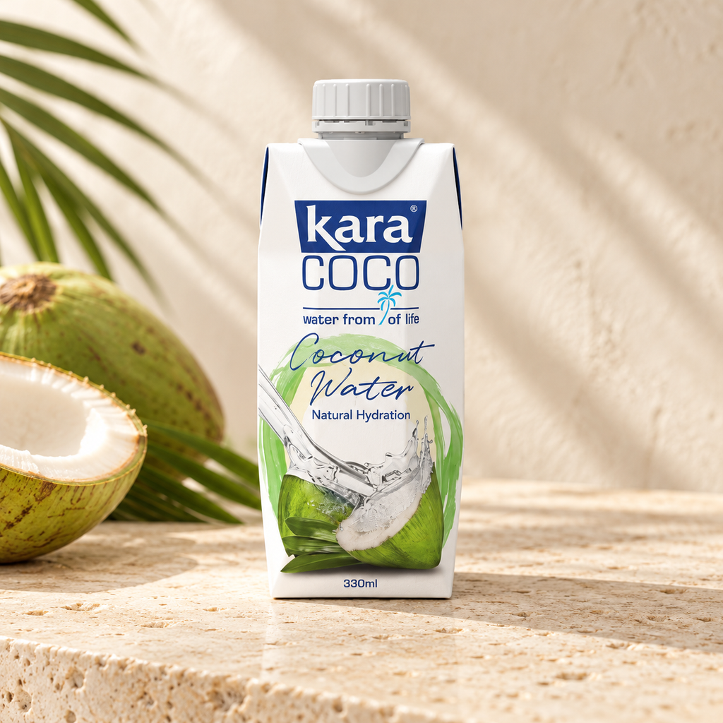 Kara Coco Hindistan Cevizi Suyu 330 ml, stüdyo görünümü