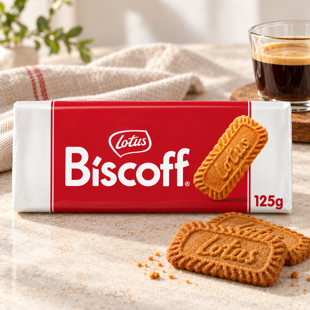LOTUS BISCOFF Karamelize Bisküvi 125 g – sunum önerisi