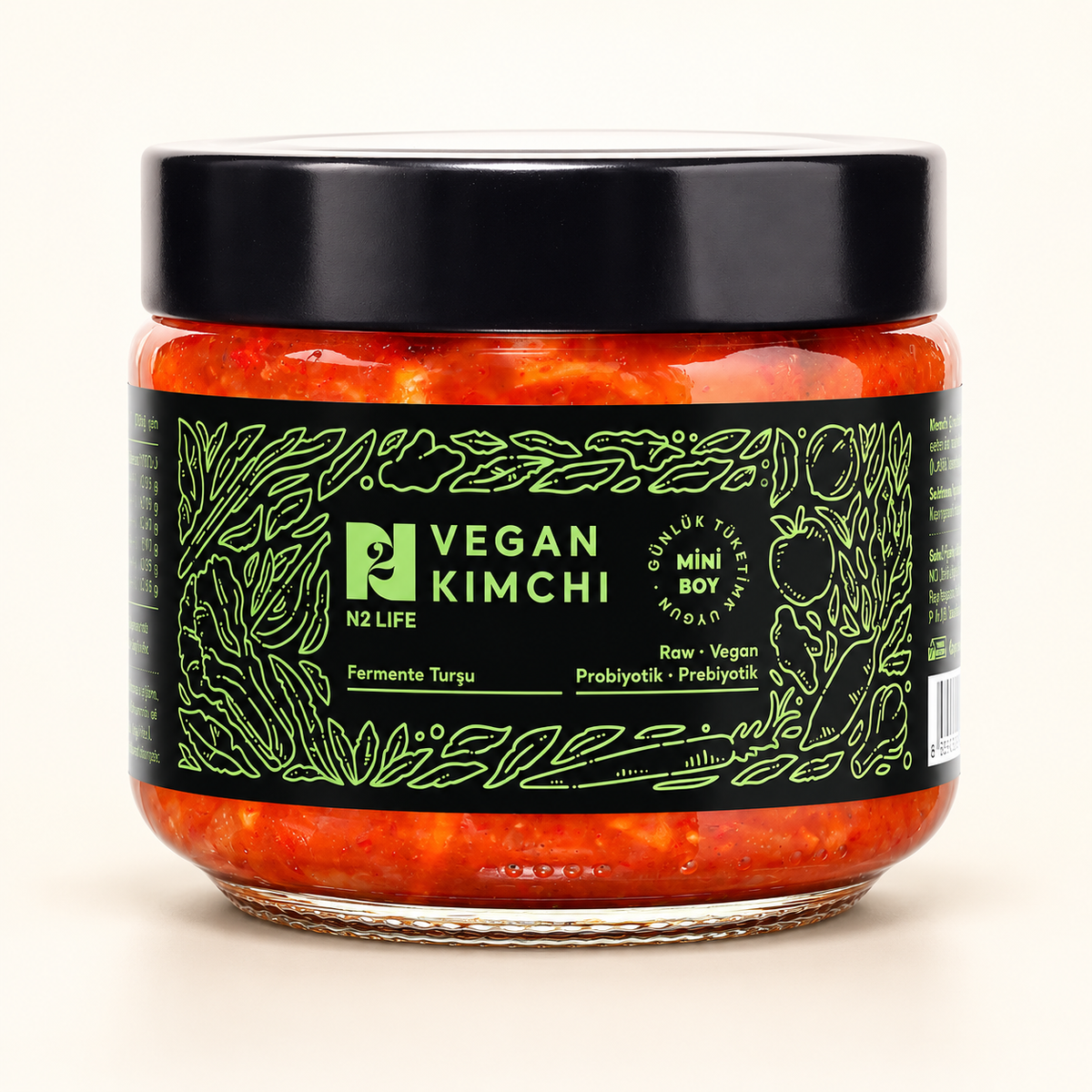 N2 Vegan Kimchi 200 g – stüdyo çekimi