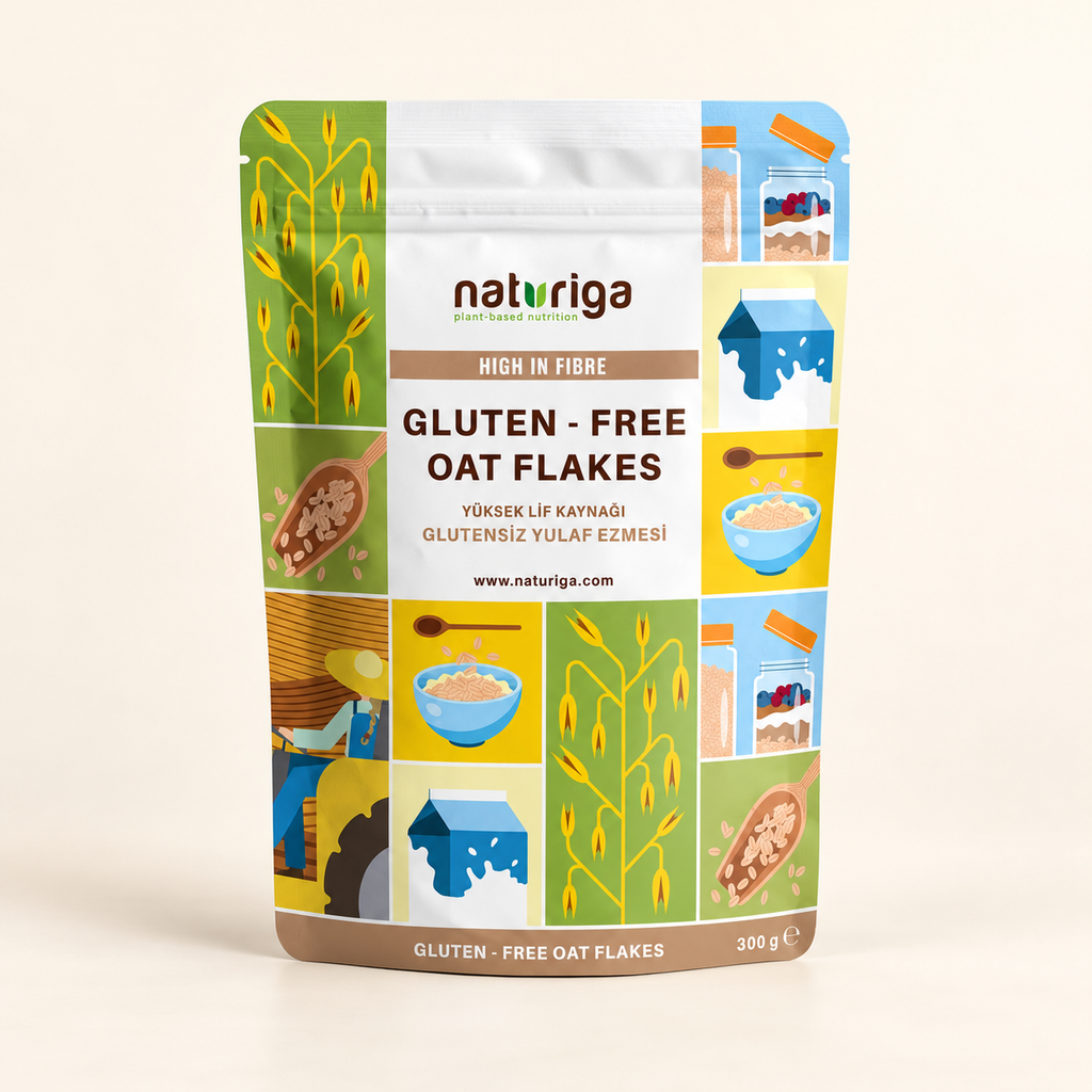 NATURIGA  Glutensiz Yulaf Ezmesi 300 g – stüdyo çekimi