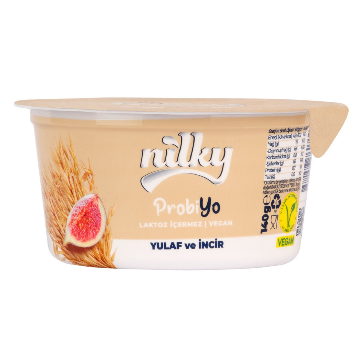 NILKY İncirli Yulaflı Probiyo 140 g (Meyveli Yoğurt Gibi)