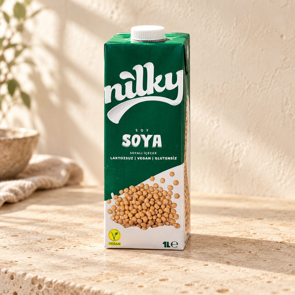 Nilky Soya Sütü 1 Litre, stüdyo görünümü