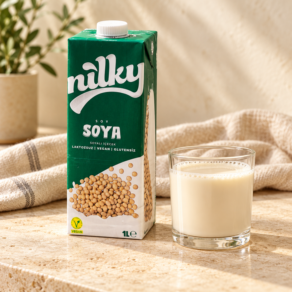 Nilky Soya Sütü için temsili servis önerisi