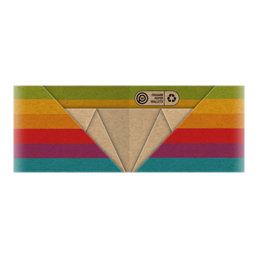ORIGAMI PAPER WALLETS Kağıt Cüzdan RAINBOW