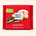 RITTER SPORT Marzipan Çikolata 100 g – stüdyo çekimi
