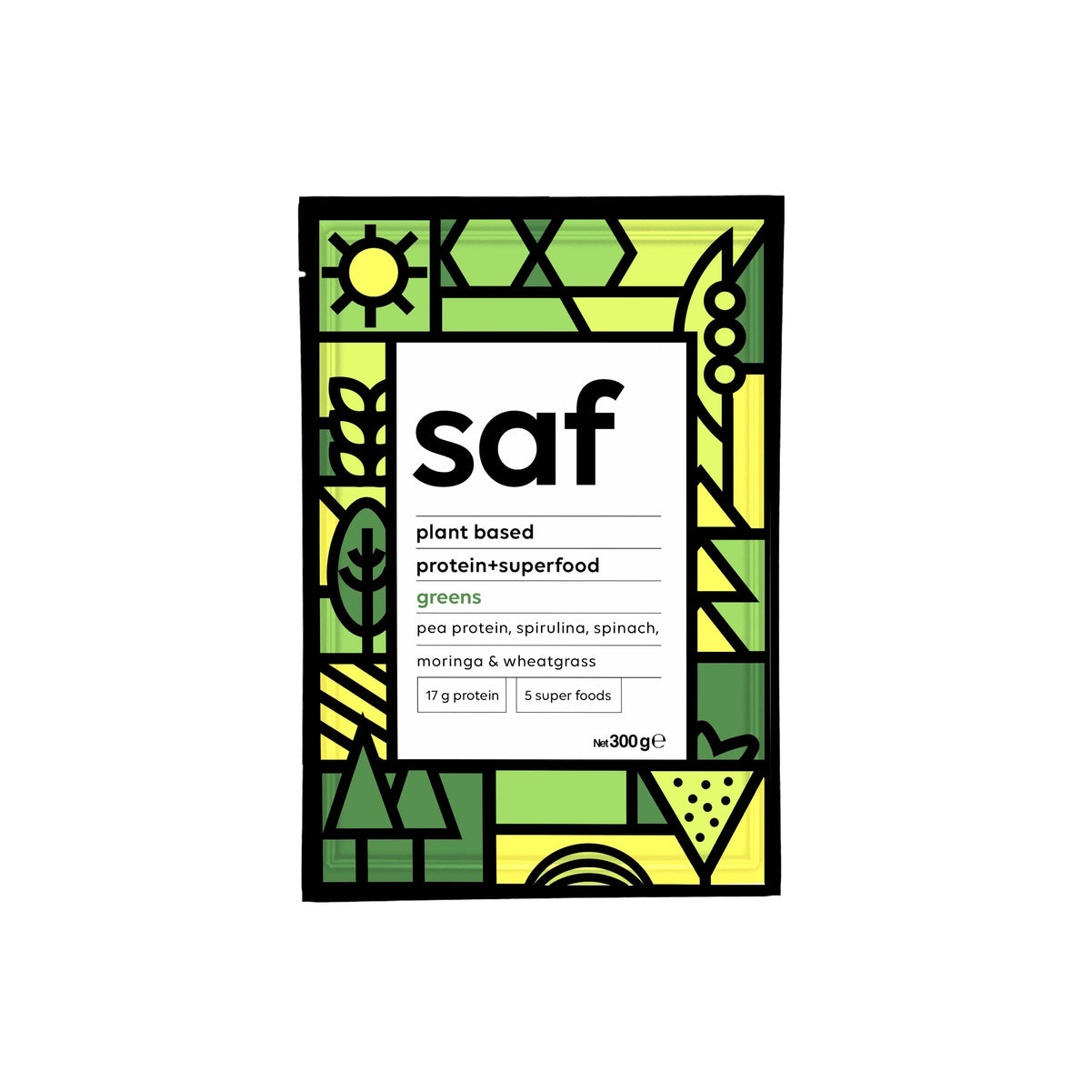 SAF Greens Mix 10 x 30 g Saşe
