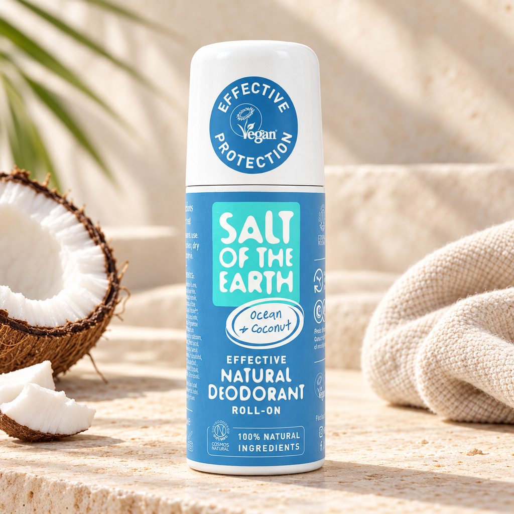 SALT OF THE EARTH Ocean + Coconut Roll On Deo 75 ml – sunum önerisi