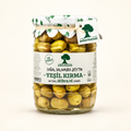 ŞEKERHANIM Az Tuzlu Yeşil Kırma Zeytin 330 g – stüdyo çekimi