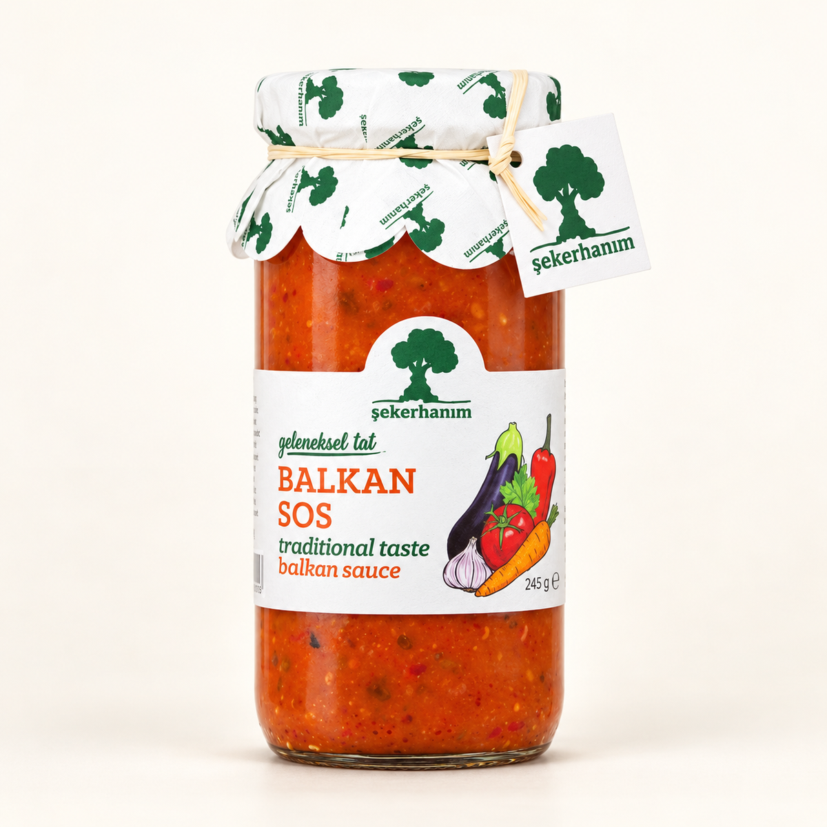 ŞEKERHANIM Balkan Sos 245 g – stüdyo çekimi
