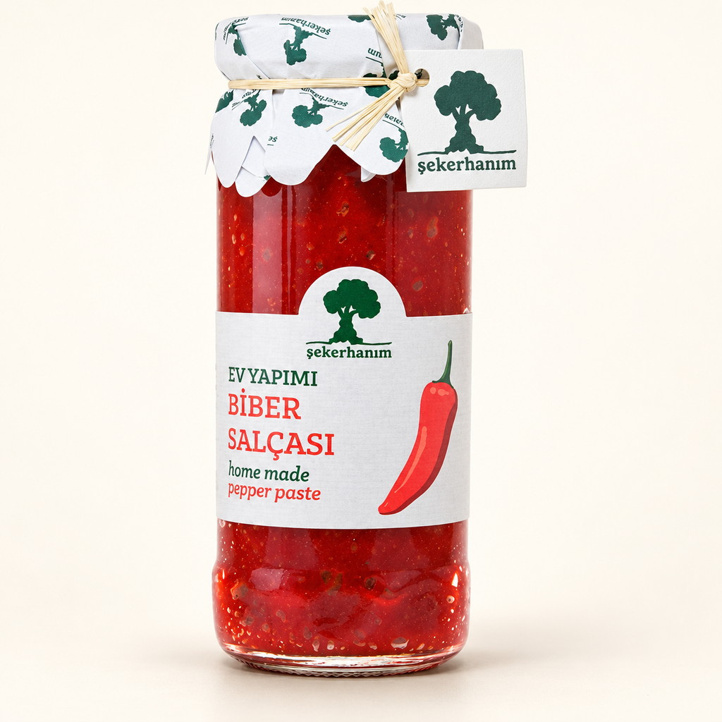 ŞEKERHANIM Biber Salçası 250 g. – stüdyo çekimi