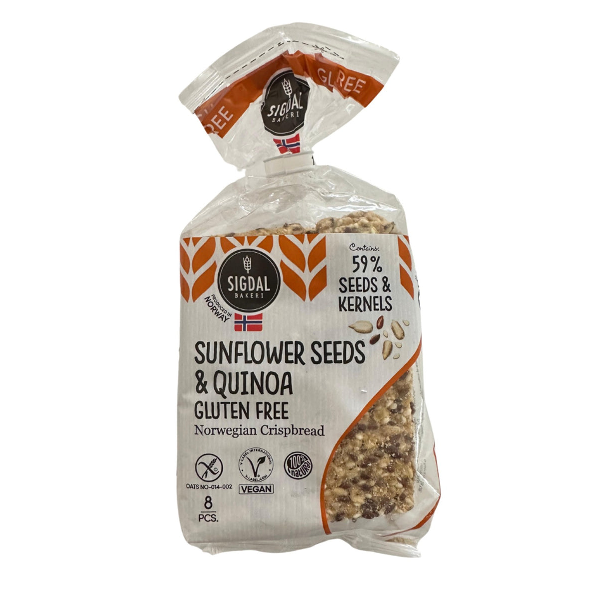 SIGDAL Ay Çekirdeği ve Kinoalı Glutensiz Kraker 190 g