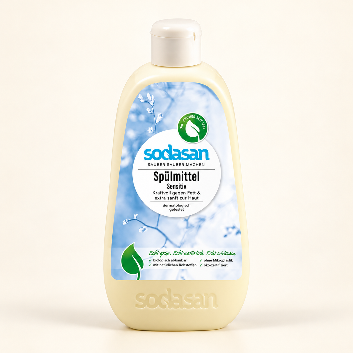 Sodasan Hassas Ciltler İçin Elde Bulaşık Deterjanı 500 ml – stüdyo çekimi