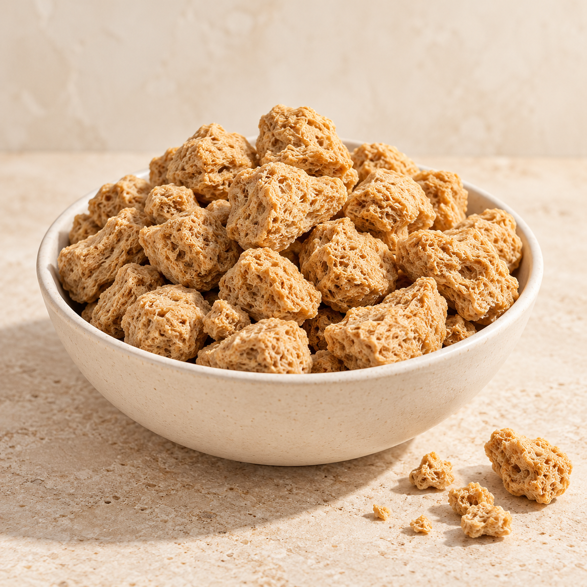 Soyfleks Soya Küpü, ambalajsız ürünün temsili stüdyo görünümü