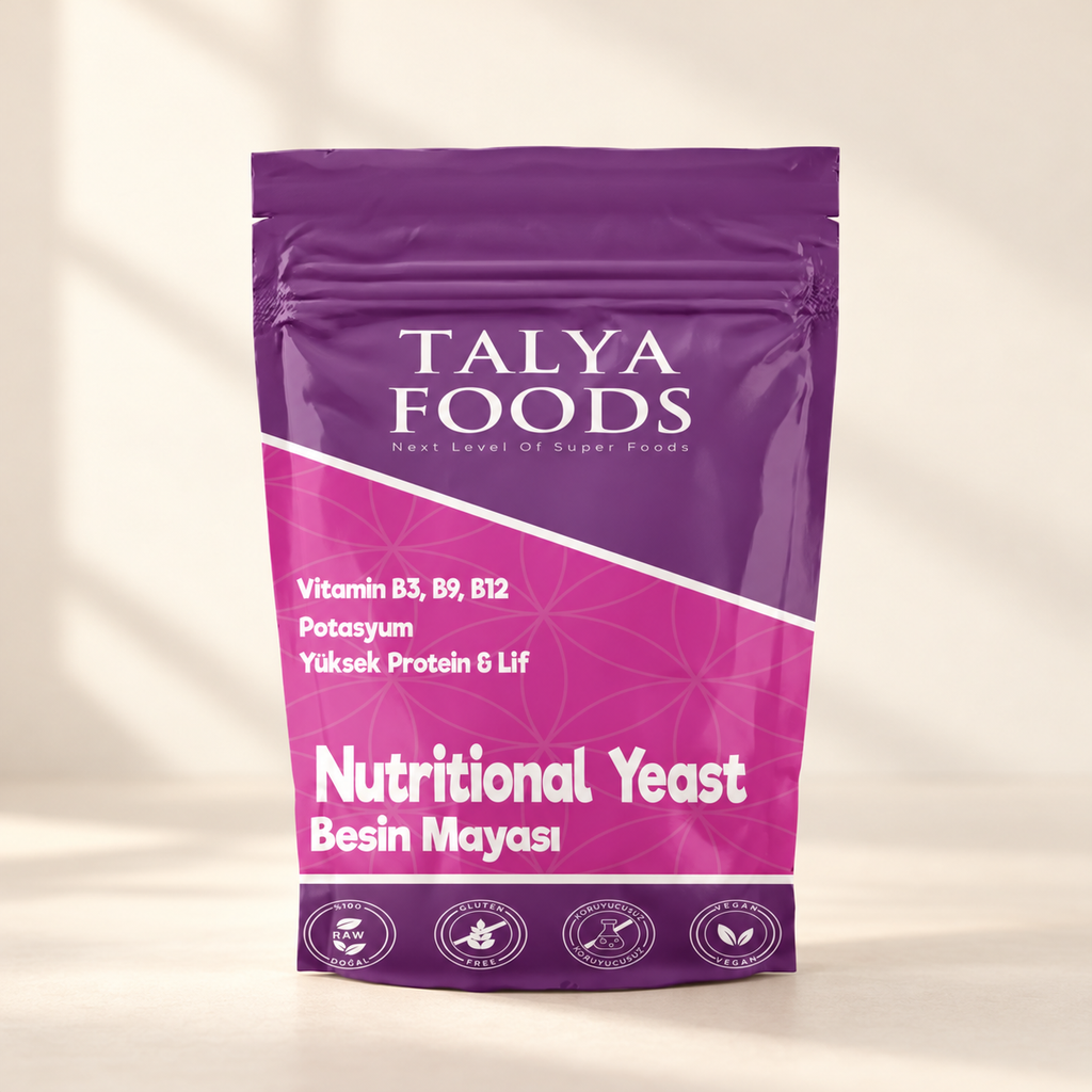 TALYA FOODS Nutritional Yeast Besin Mayası 100 g – stüdyo çekimi