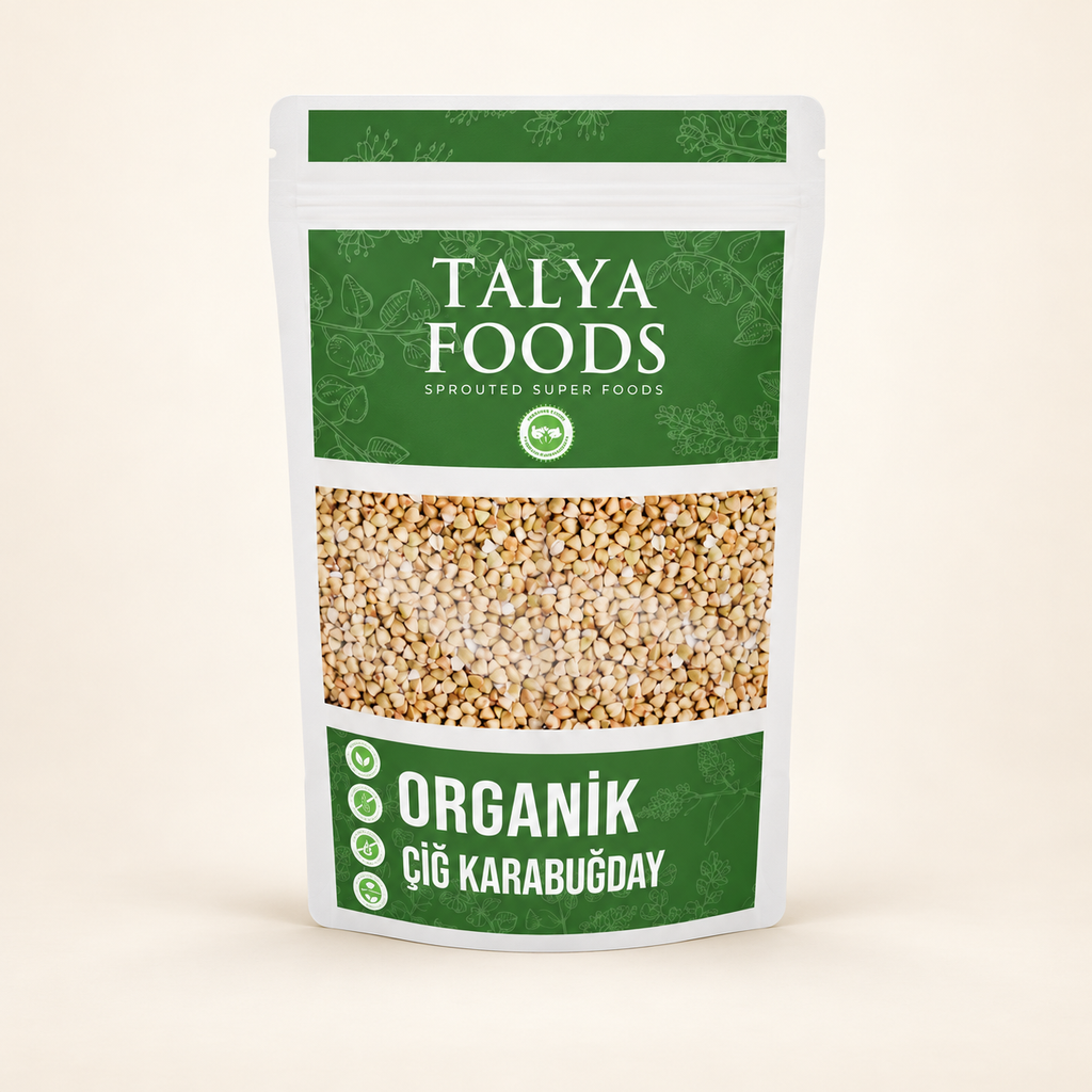 TALYA FOODS Organik Tane Karabuğday (Greçka) 500 g – stüdyo çekimi