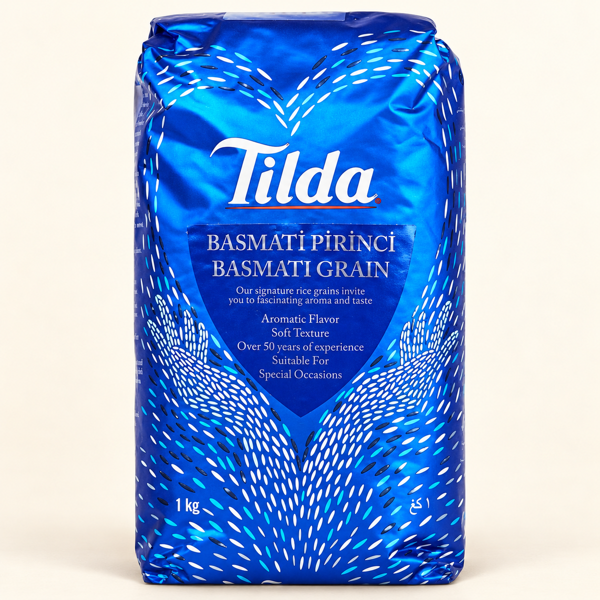 Tilda Basmati Pirinci 1000 g – stüdyo çekimi